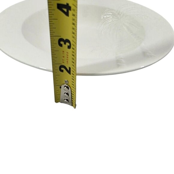 Oneida Palm Springs Palm Tree Rimmed 9” Stoneware Soup Salad Bowls – Set of 2 - Picture 7 of 16